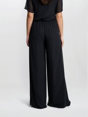 Gina Bacconi Chiffon Layered Slit Trousers - Image 2 of 5