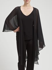 Gina Bacconi Chiffon Shawl CoverUp - Image 1 of 5