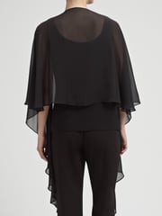 Gina Bacconi Chiffon Shawl CoverUp - Image 2 of 5