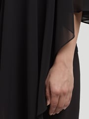 Gina Bacconi Chiffon Shawl CoverUp - Image 4 of 5