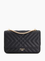 Dune London Black Edorchie Quilted Shoulder Bag - Image 3 of 6