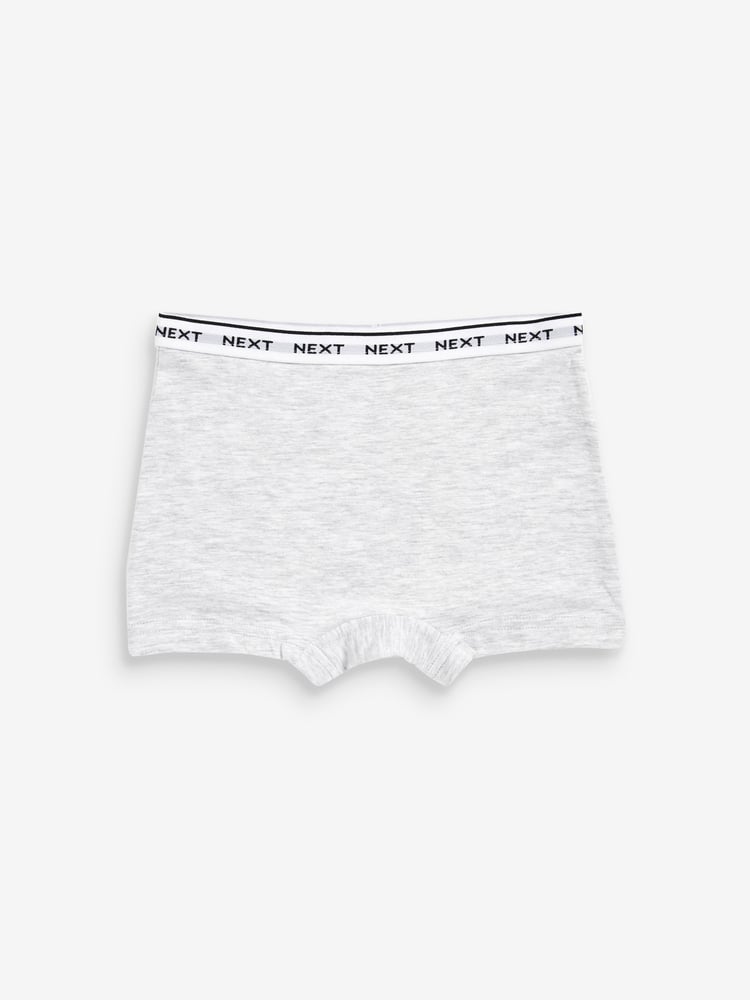 Black/Grey/White Sparkle Short Briefs 5 Pack (2-16yrs) - Image 4 of 4