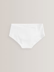 White Elastic Hipster Briefs 7 Pack (2-16yrs) - Image 2 of 2
