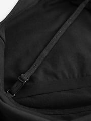 Black Cami Vest With Inner Crop Top (9-16yrs) - Image 4 of 4