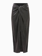 AllSaints Silver Sami Metallic Skirt - Image 6 of 6