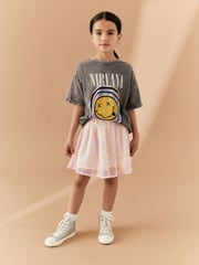 Pink Multi Floral Sequin Skirt (3-16yrs) - Image 1 of 5