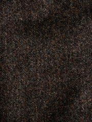 Taupe Slim Fit Signature Moons British Fabric Textured Suit Trousers - Image 8 of 9