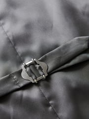 Charcoal Grey Regular Fit Signature TG Di Fabio Italian Fabric Check Waistcoat - Image 9 of 11