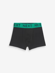 Black Bright Waistband Trunks 10 Pack (1.5-16yrs) - Image 2 of 12