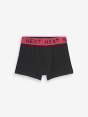 Black Bright Waistband Trunks 10 Pack (1.5-16yrs) - Image 3 of 12
