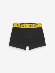 Black Bright Waistband Trunks 10 Pack (1.5-16yrs) - Image 9 of 12