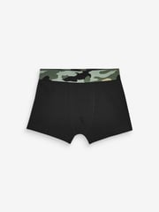 Black Camouflage Waistband Trunks 5 Pack (3-16yrs) - Image 4 of 7