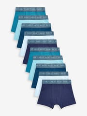 Blue Trunks 10 Pack (1.5-16yrs) - Image 1 of 11