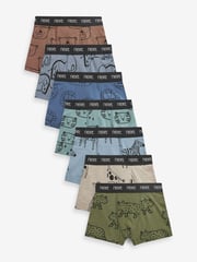 Linear Animal Trunks 7 Pack (1.5-10yrs) - Image 1 of 4