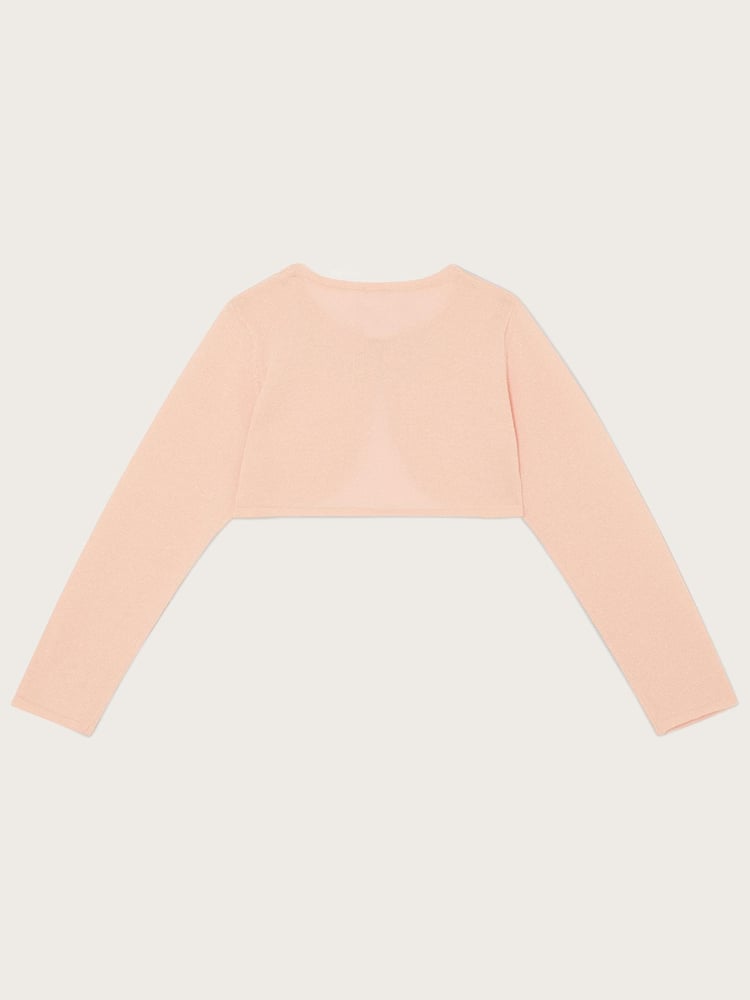 Monsoon light Pink Pearl Trim Cardigan - Image 1 of 2