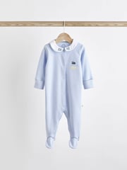 White Baby Sleepsuits 3 Pack (0-2yrs) - Image 5 of 15