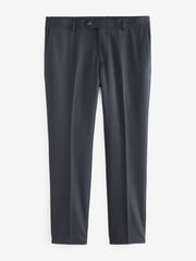 Navy Blue Check Suit Trousers - Image 5 of 10