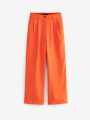 Orange Tailored Elastic Back Wide Leg Trousers - Image 5 of 5