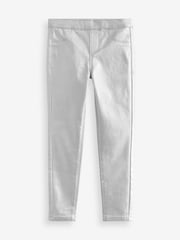 Silver Coated Jeggings (3-16yrs) - Image 1 of 3