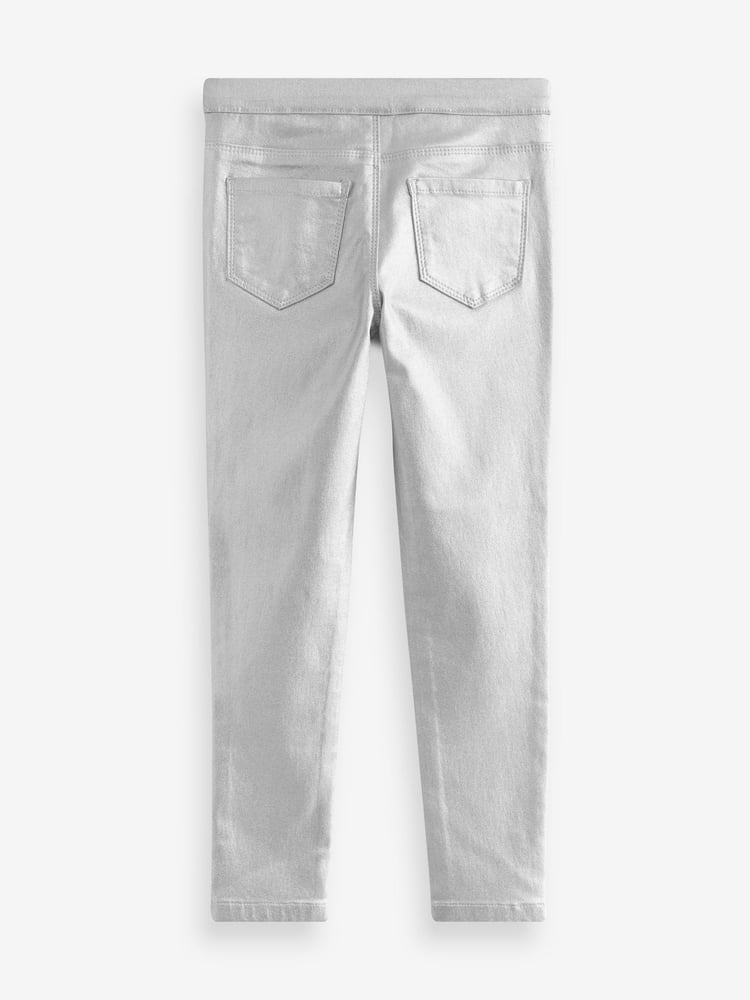 Silver Coated Jeggings (3-16yrs) - Image 2 of 3 Silver Coated Jeggings (3-16yrs) - Image 2 of 3