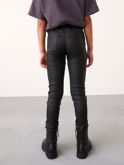 Black Coated Jeggings (3-16yrs) - Image 2 of 6