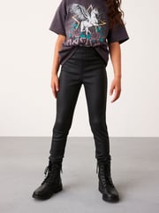 Black Coated Jeggings (3-16yrs) - Image 3 of 6