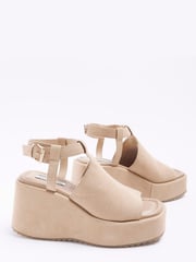 River Island Beige Wedges - Image 2 of 4