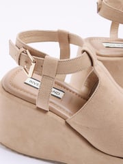 River Island Beige Wedges - Image 4 of 4