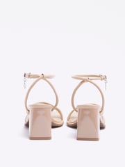 River Island Beige Strappy Block Heeled Sandals - Image 2 of 4