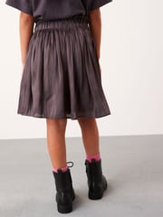 Charcoal Grey Metallic Skirt (3-16yrs) - Image 3 of 6