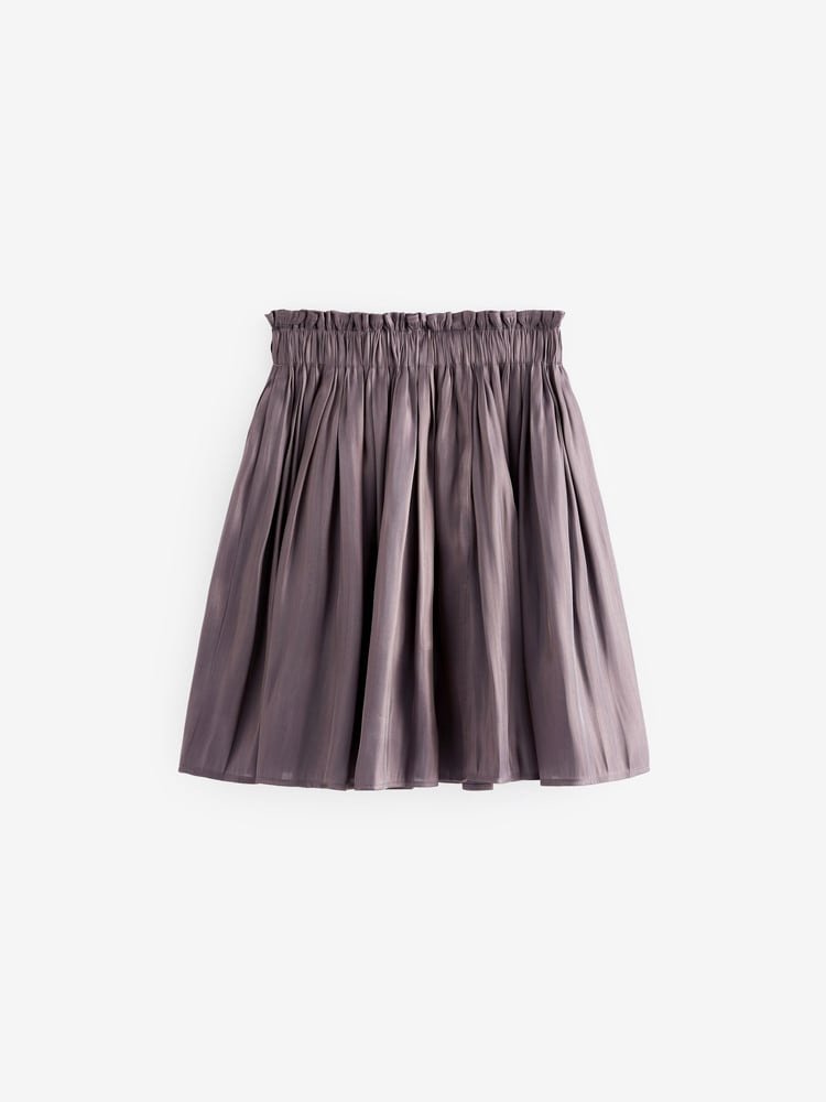 Charcoal Grey Metallic Skirt (3-16yrs) - Image 6 of 6
