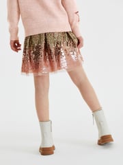 Gold Ombre Sequin Skirt (3-16yrs) - Image 4 of 7