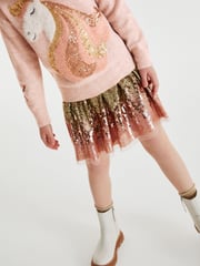 Gold Ombre Sequin Skirt (3-16yrs) - Image 5 of 7