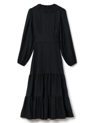 Another Sunday Wrap Over Midi Dress With Ruffle Detail - Image 10 of 11