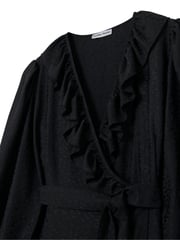 Another Sunday Wrap Over Midi Dress With Ruffle Detail - Image 11 of 11
