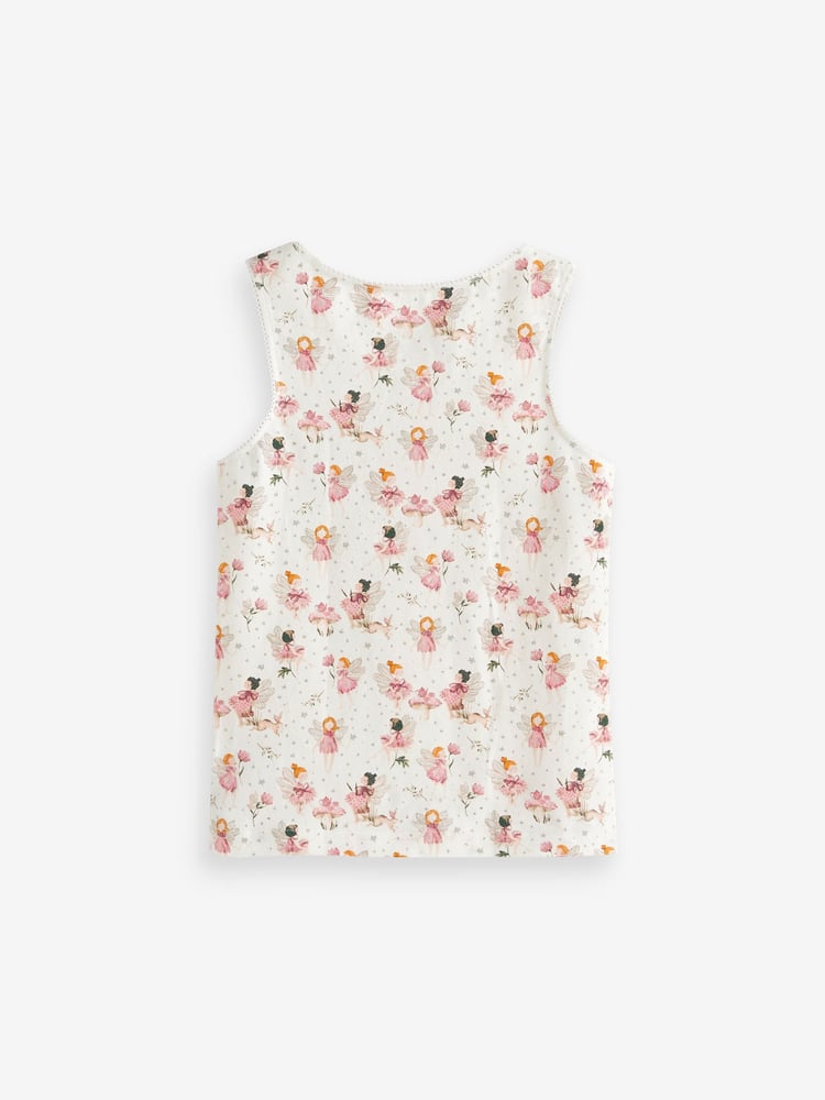Pink/Cream Fairy Vest 3 Pack (1.5-12yrs) - Image 5 of 5