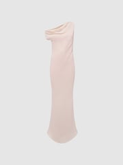 Reiss Nude Loretta Off-The-Shoulder Maxi Dress - Image 2 of 6