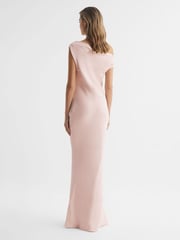 Reiss Nude Loretta Off-The-Shoulder Maxi Dress - Image 5 of 6