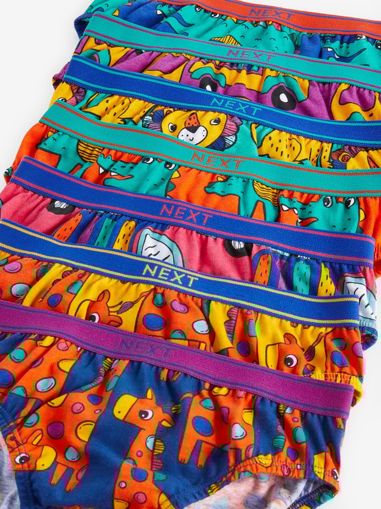 Bright Animals Briefs 7 Pack (1.5-10yrs) - Image 3 of 3 Bright Animals Briefs 7 Pack (1.5-10yrs) - Image 3 of 3