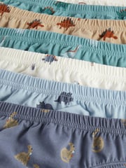 Neutral Dinosaur 100% Cotton Briefs 7 Pack (1.5-10yrs) - Image 10 of 10