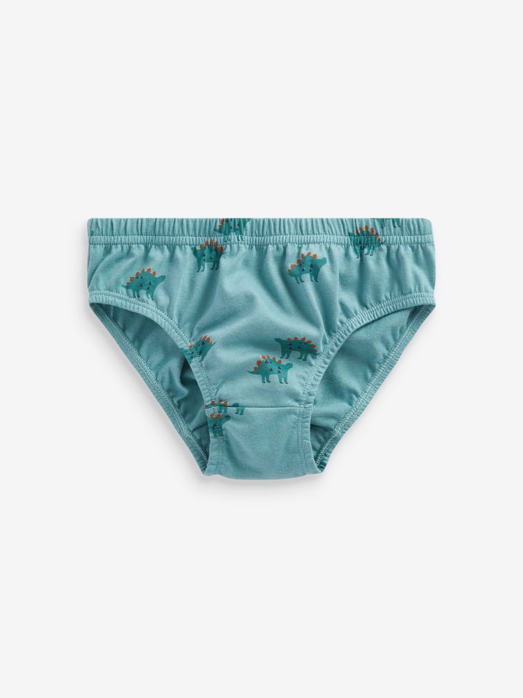 Neutral Dinosaur 100% Cotton Briefs 7 Pack (1.5-10yrs) - Image 2 of 10 Neutral Dinosaur 100% Cotton Briefs 7 Pack (1.5-10yrs) - Image 2 of 10