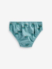 Neutral Dinosaur 100% Cotton Briefs 7 Pack (1.5-10yrs) - Image 9 of 10