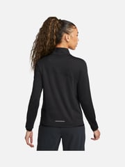 Nike Black Dri-FIT Swift Element UV Half Zip Running Top - Image 2 of 5