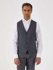 Skopes Grey Single Breasted Wool Rich Darwin Suit Waistcoat - Image 1 of 3