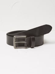 FatFace Black Italian Leather Belt - Image 1 of 2