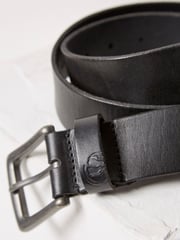 FatFace Black Italian Leather Belt - Image 2 of 2