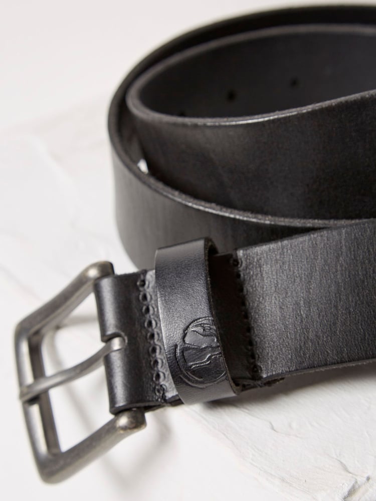 FatFace Black Italian Leather Belt - Image 2 of 2