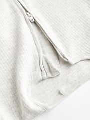 Neutral Baby Footless 2 Way Zip 100% Cotton Sleepsuits 3 Pack (0mths-3yrs) - Image 6 of 8