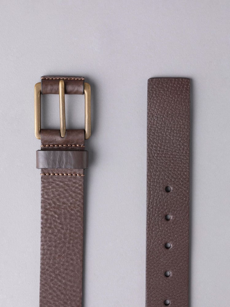 Lakeland Leather Brown Braithwaite Leather Belt - Image 3 of 3