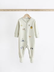 Mint Green Baby Sleepsuits 3 Pack (0-2yrs) - Image 10 of 12